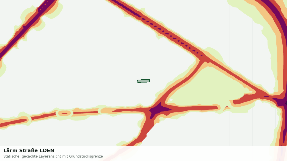 Statische Kartenansicht: Lärm Straße LDEN