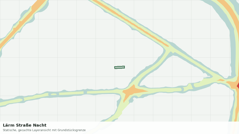 Statische Kartenansicht: Lärm Straße Nacht