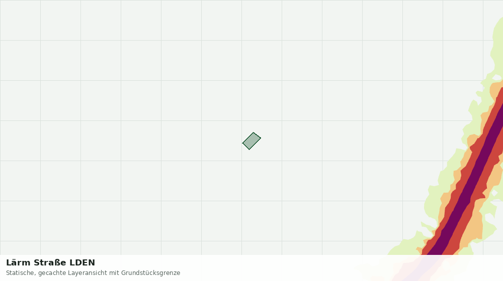 Statische Kartenansicht: Lärm Straße LDEN