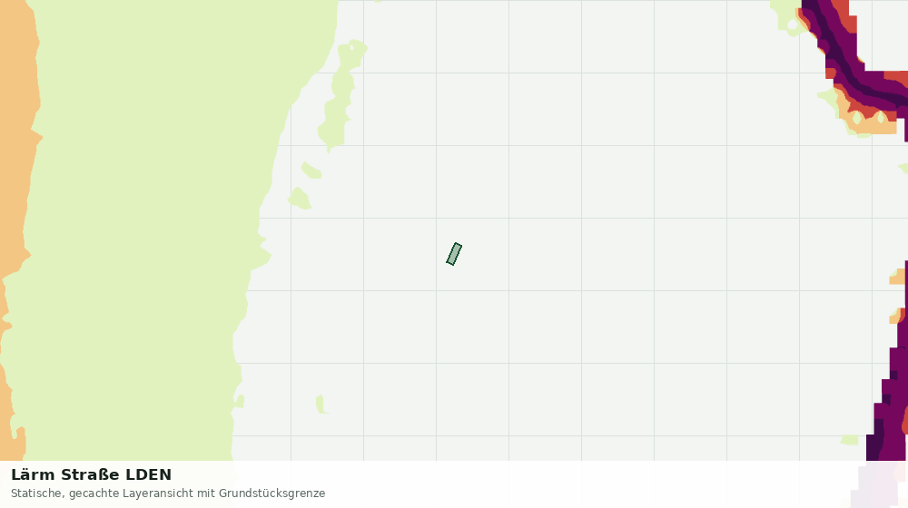 Statische Kartenansicht: Lärm Straße LDEN