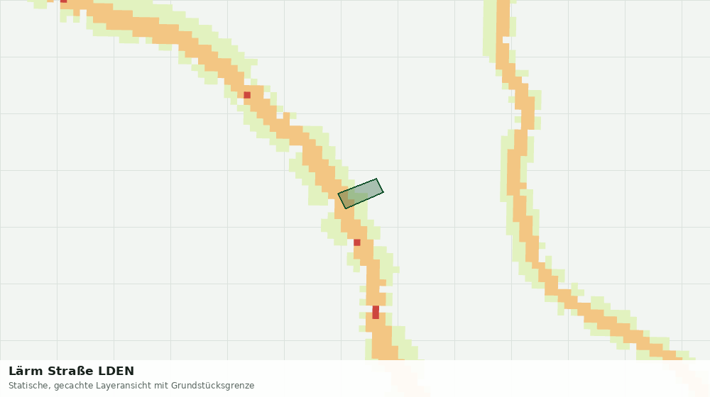 Statische Kartenansicht: Lärm Straße LDEN