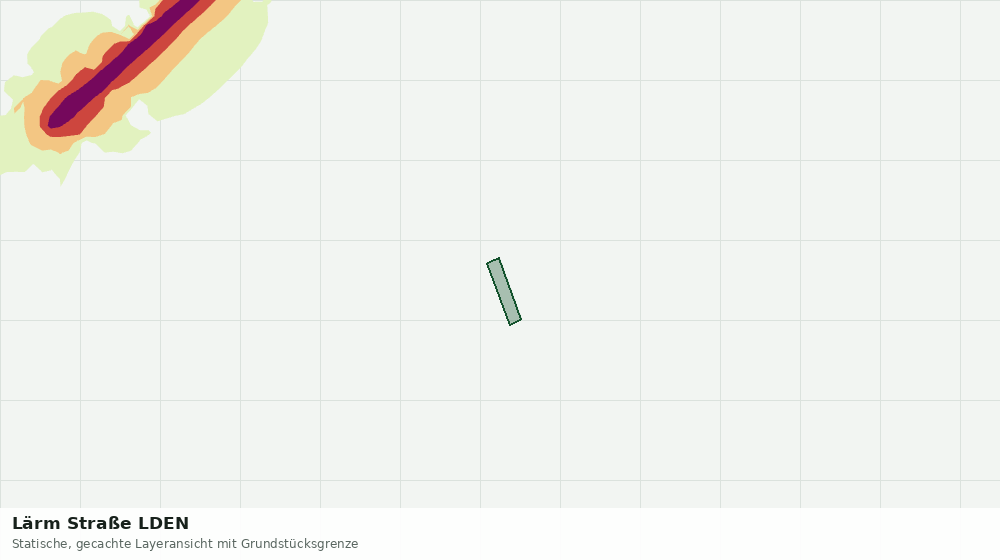 Statische Kartenansicht: Lärm Straße LDEN