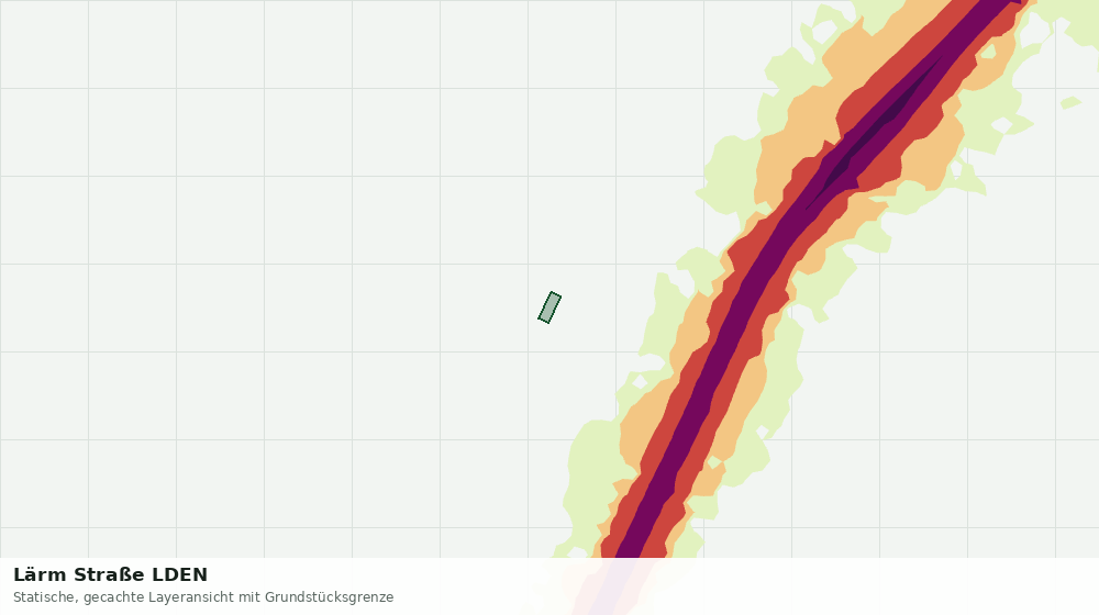 Statische Kartenansicht: Lärm Straße LDEN