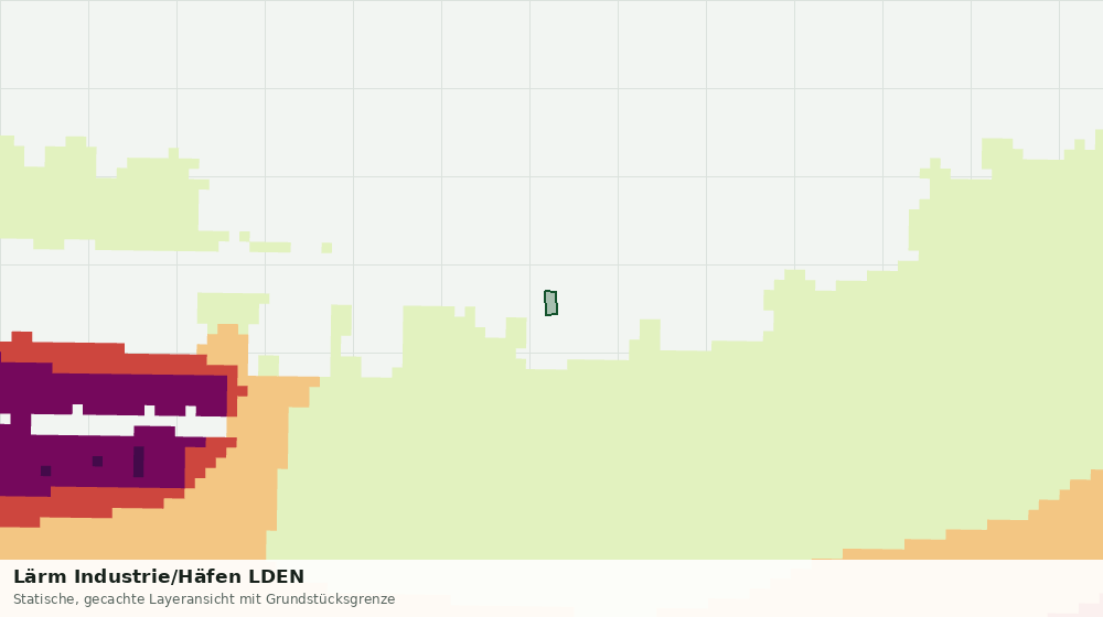 Statische Kartenansicht: Lärm Industrie/Häfen LDEN