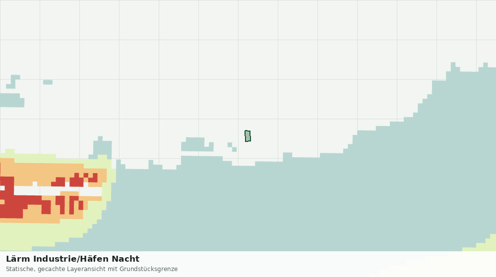 Statische Kartenansicht: Lärm Industrie/Häfen Nacht