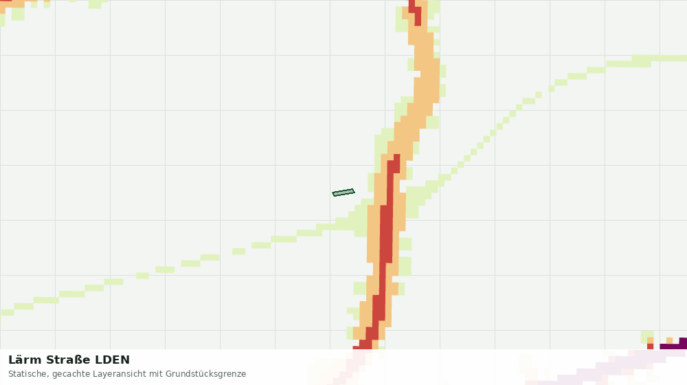 Statische Kartenansicht: Lärm Straße LDEN