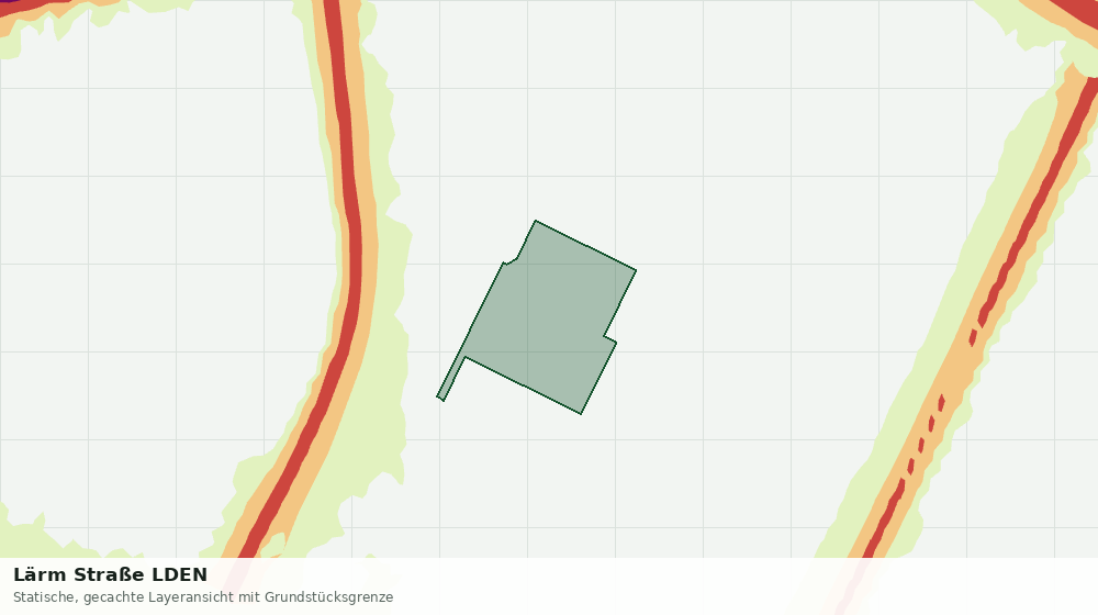 Statische Kartenansicht: Lärm Straße LDEN
