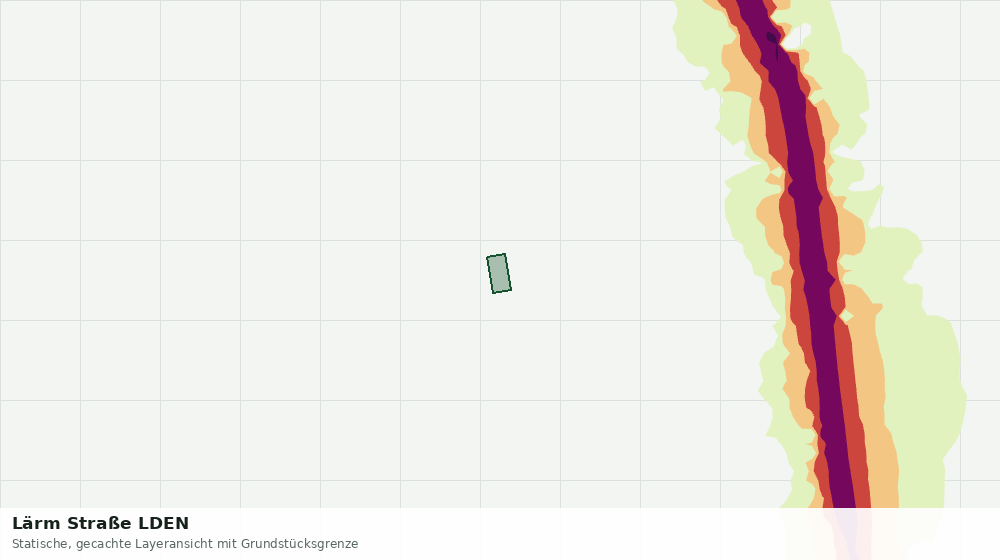 Statische Kartenansicht: Lärm Straße LDEN