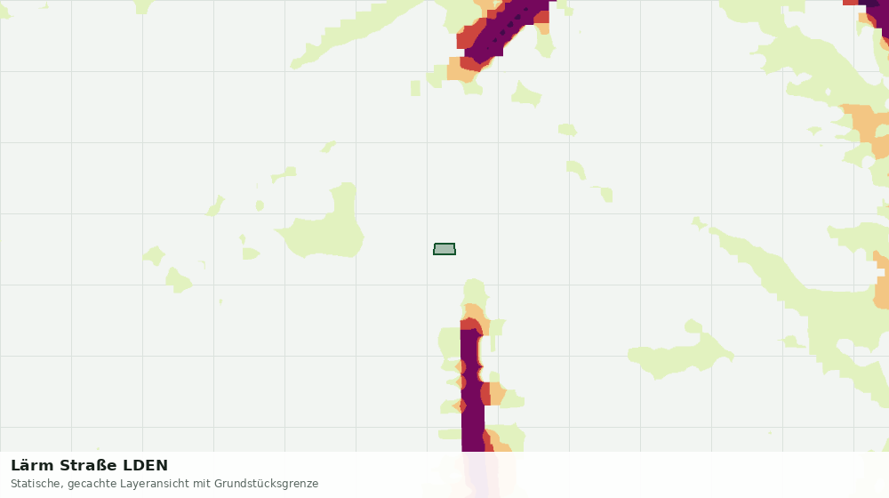 Statische Kartenansicht: Lärm Straße LDEN