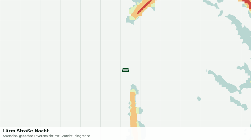 Statische Kartenansicht: Lärm Straße Nacht