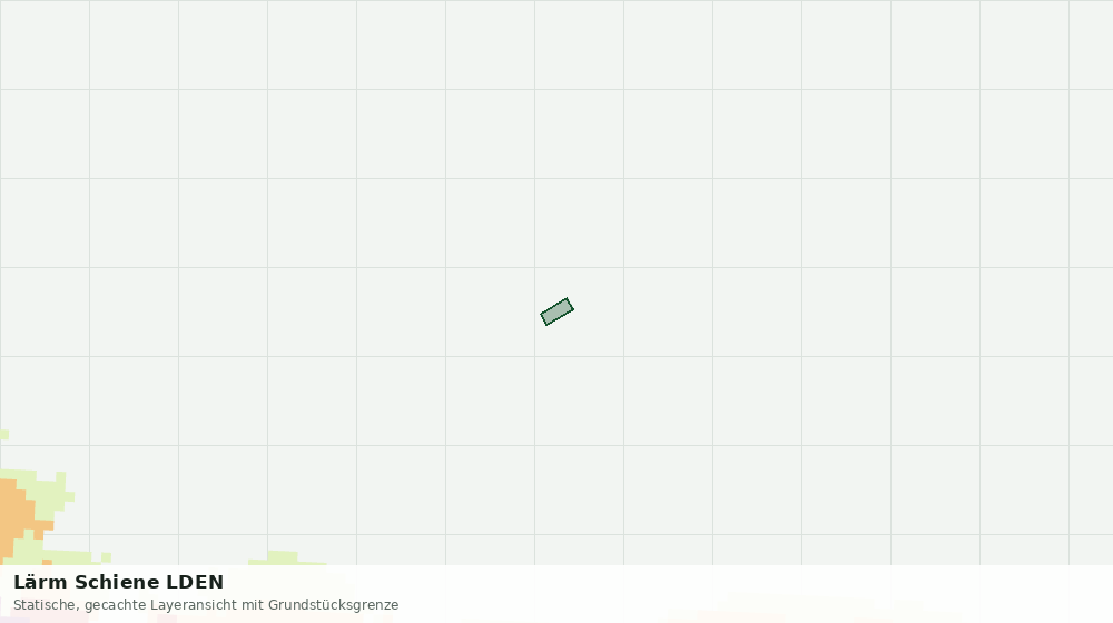 Statische Kartenansicht: Lärm Schiene LDEN