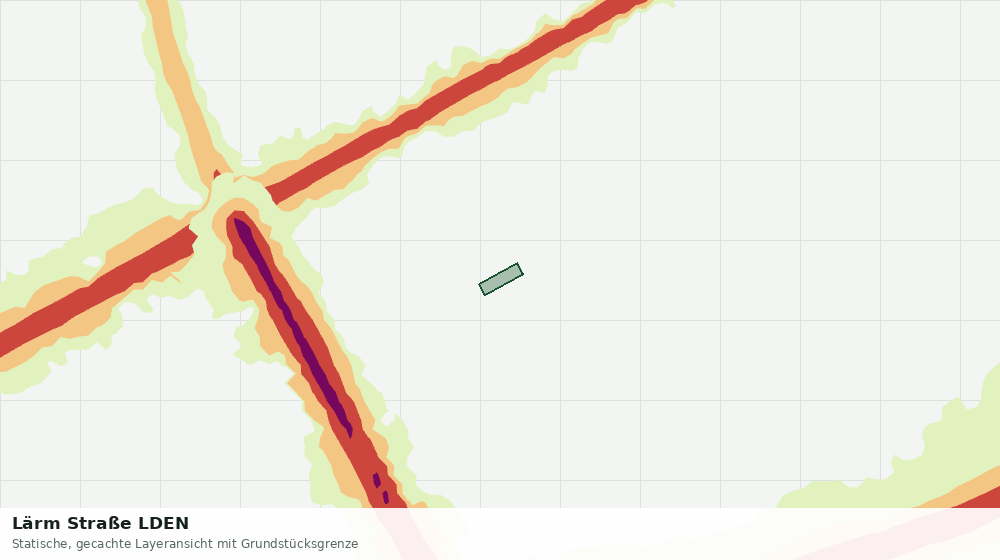 Statische Kartenansicht: Lärm Straße LDEN