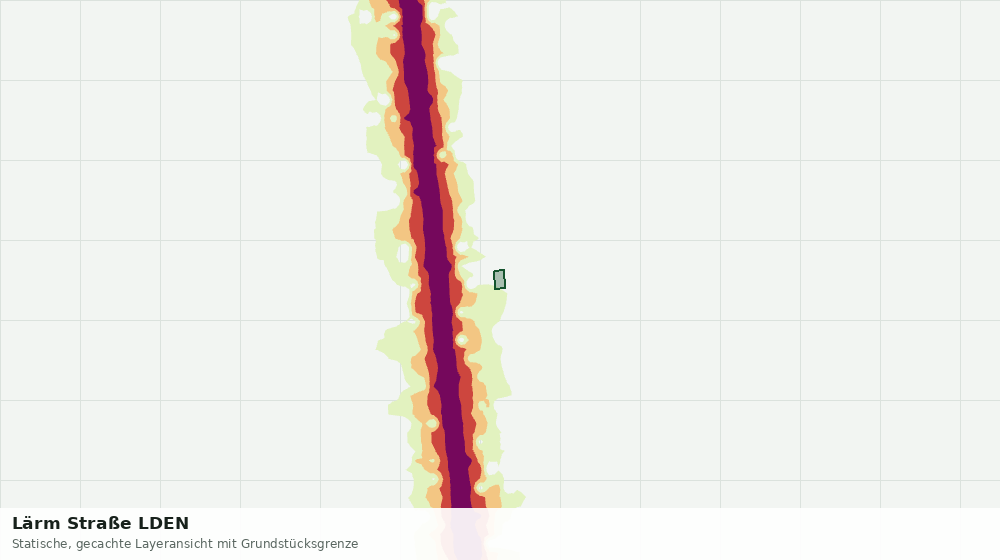 Statische Kartenansicht: Lärm Straße LDEN