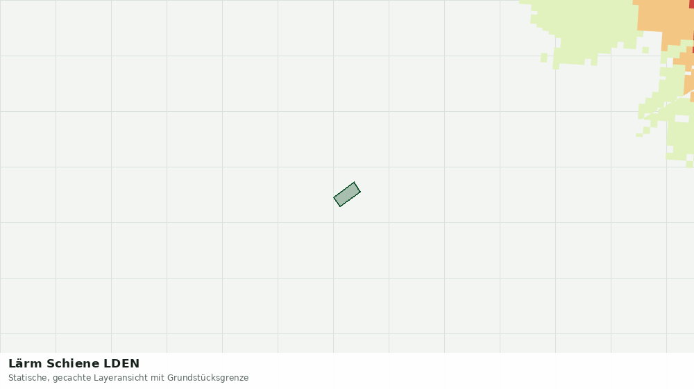 Statische Kartenansicht: Lärm Schiene LDEN