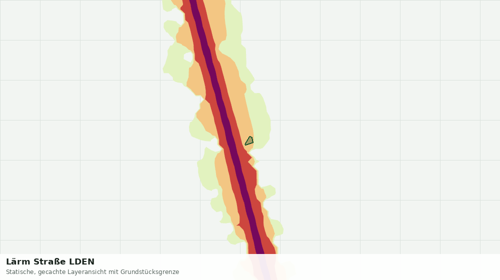 Statische Kartenansicht: Lärm Straße LDEN