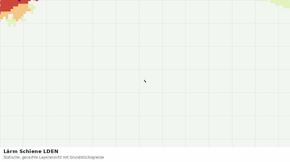 Statische Kartenansicht: Lärm Schiene LDEN
