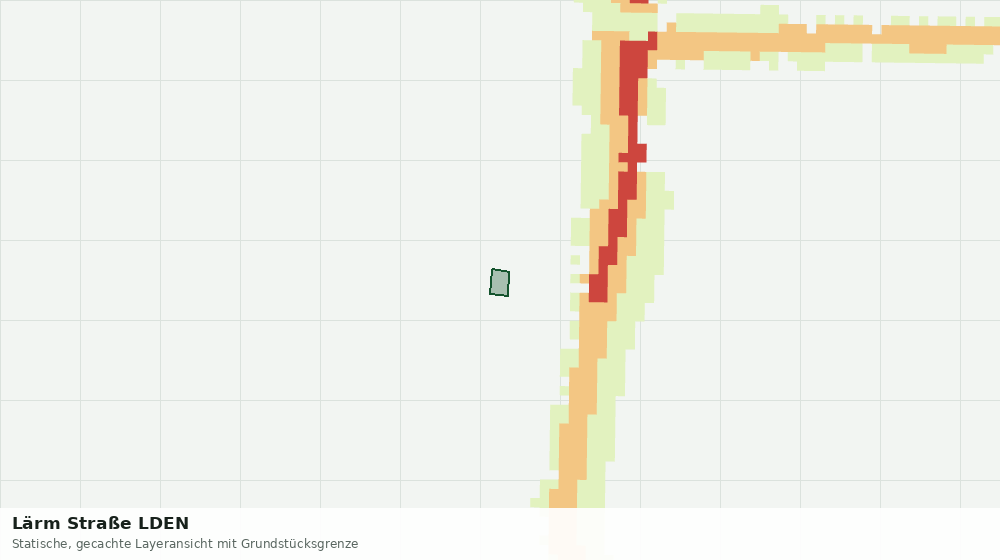 Statische Kartenansicht: Lärm Straße LDEN