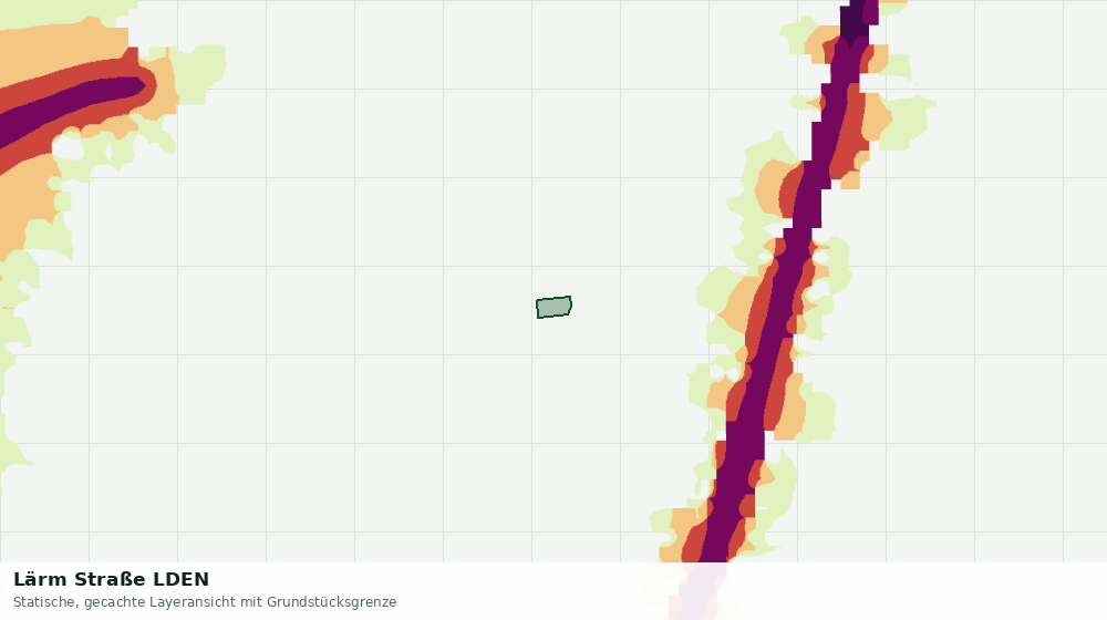 Statische Kartenansicht: Lärm Straße LDEN