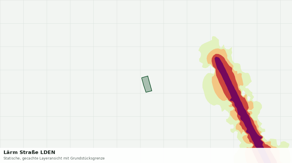 Statische Kartenansicht: Lärm Straße LDEN