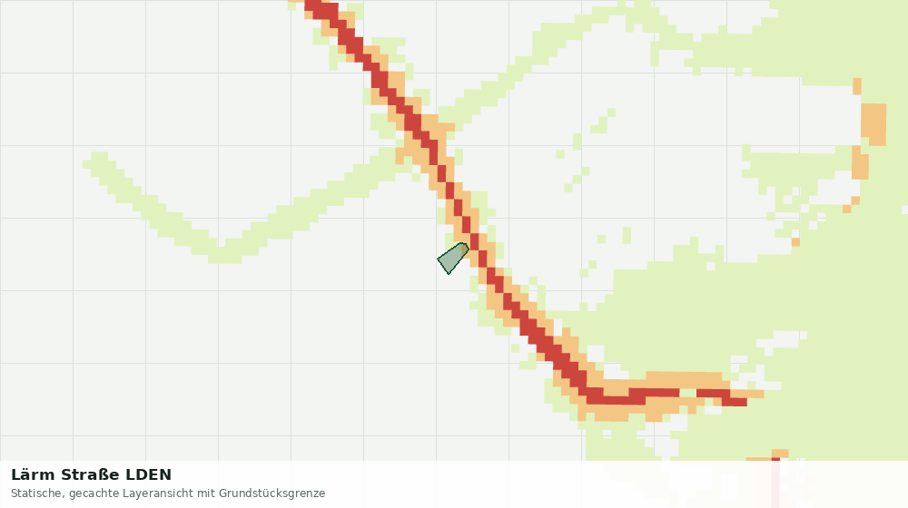 Statische Kartenansicht: Lärm Straße LDEN