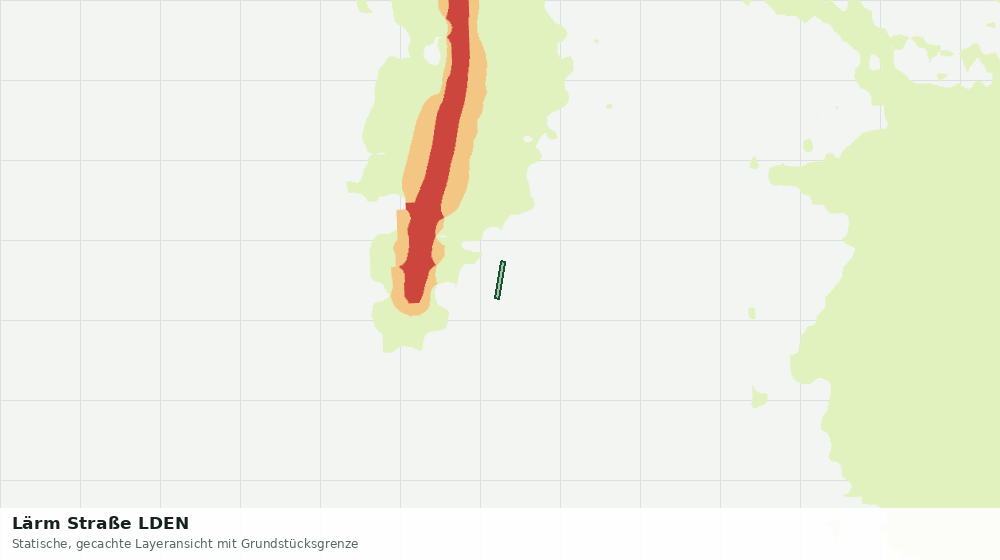 Statische Kartenansicht: Lärm Straße LDEN