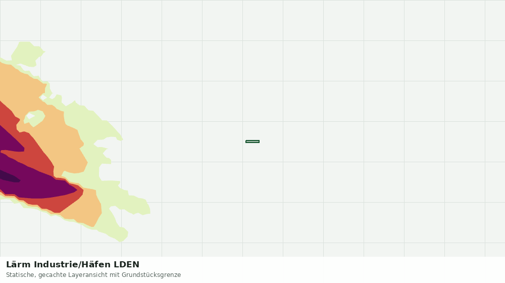 Statische Kartenansicht: Lärm Industrie/Häfen LDEN