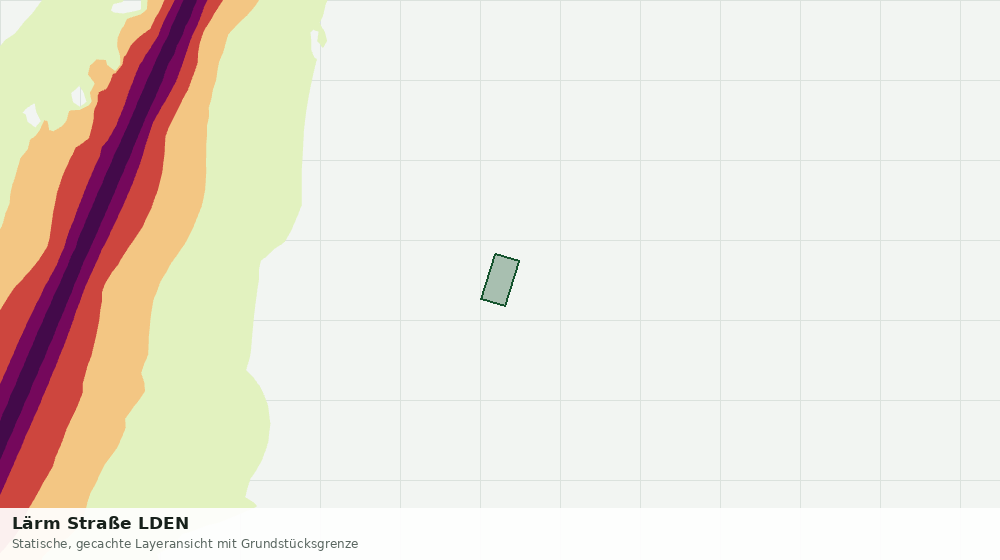 Statische Kartenansicht: Lärm Straße LDEN