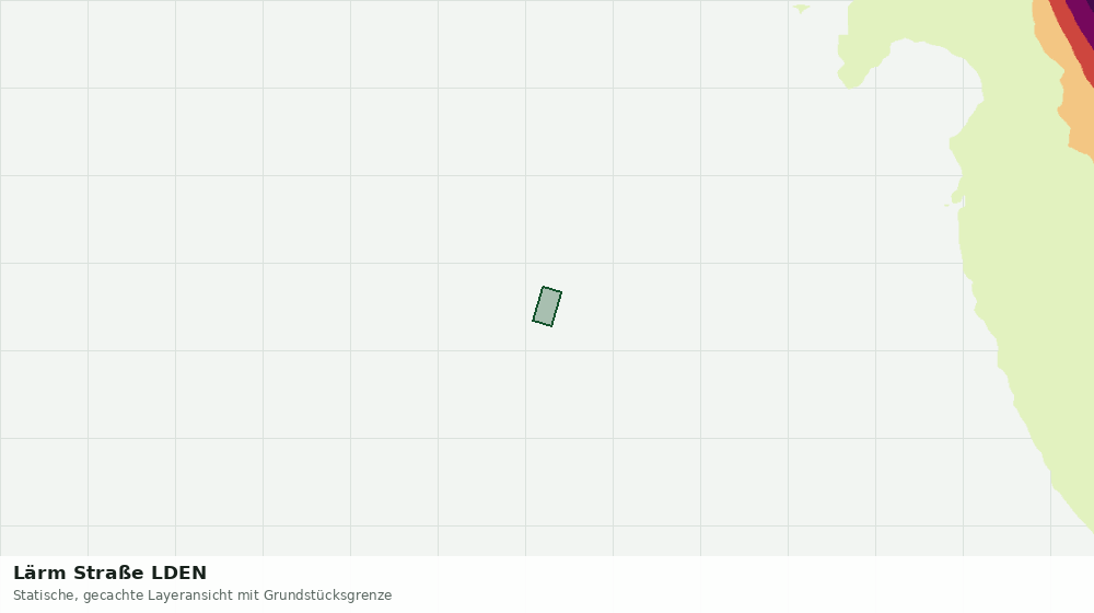 Statische Kartenansicht: Lärm Straße LDEN