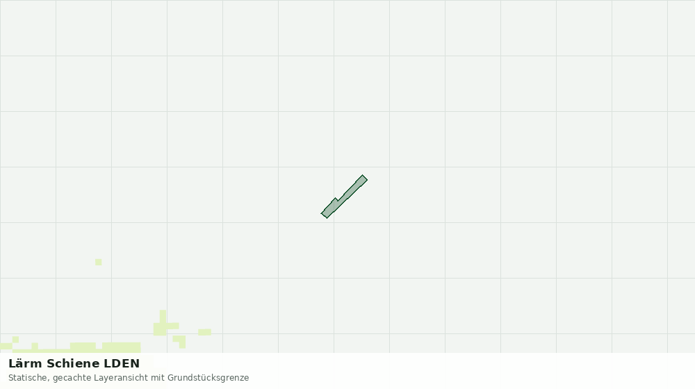 Statische Kartenansicht: Lärm Schiene LDEN