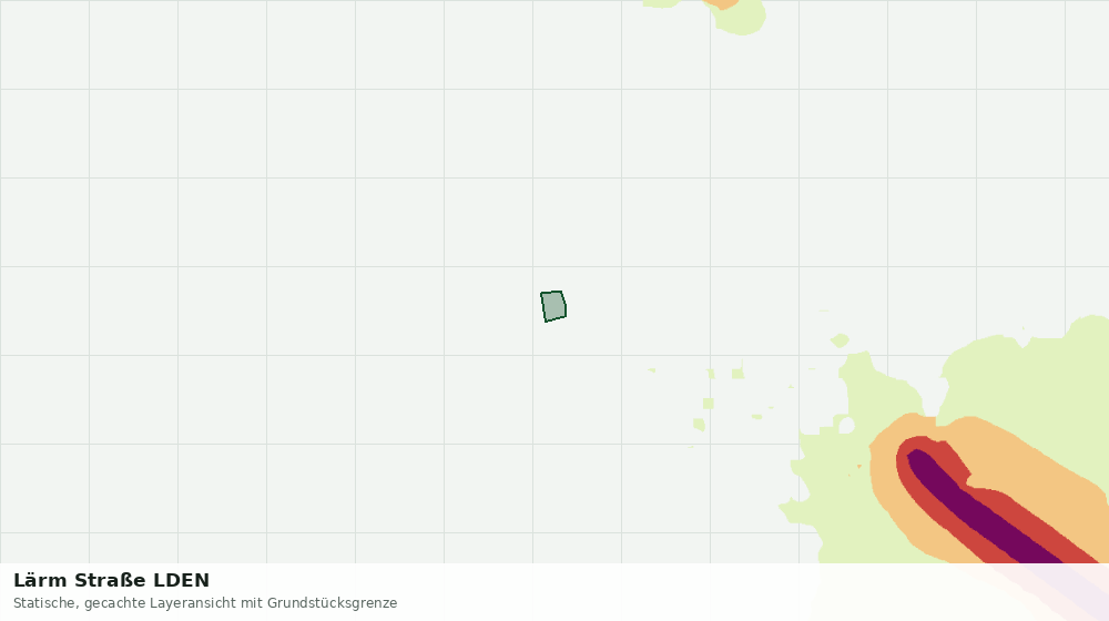 Statische Kartenansicht: Lärm Straße LDEN
