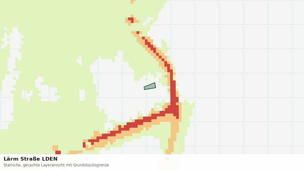 Statische Kartenansicht: Lärm Straße LDEN