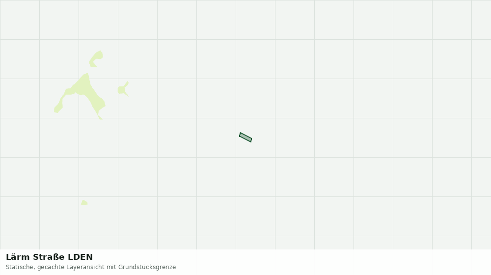 Statische Kartenansicht: Lärm Straße LDEN