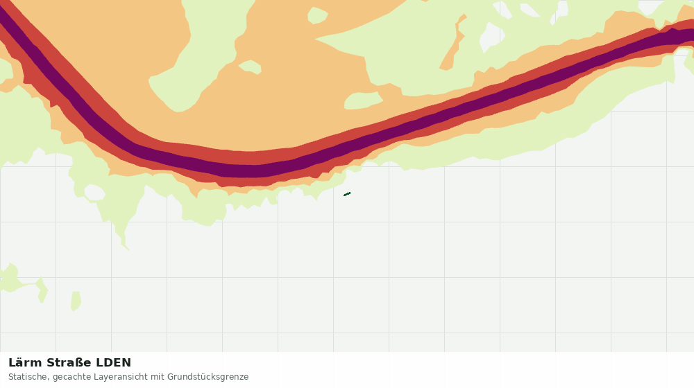 Statische Kartenansicht: Lärm Straße LDEN