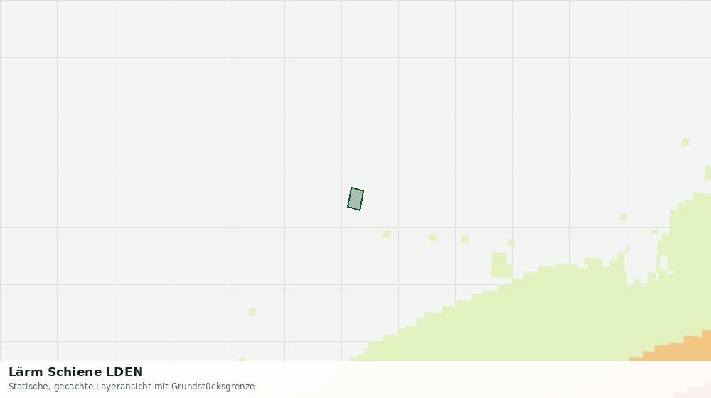 Statische Kartenansicht: Lärm Schiene LDEN
