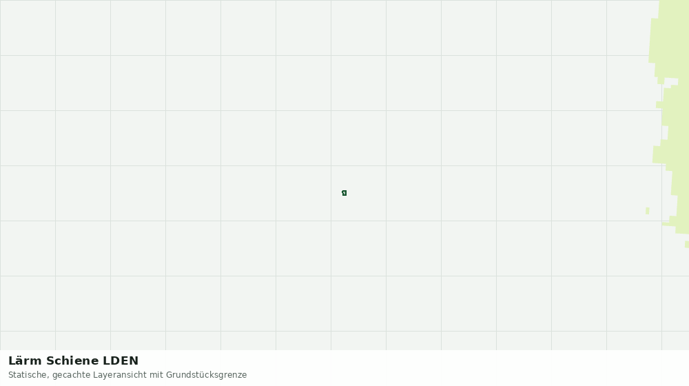 Statische Kartenansicht: Lärm Schiene LDEN