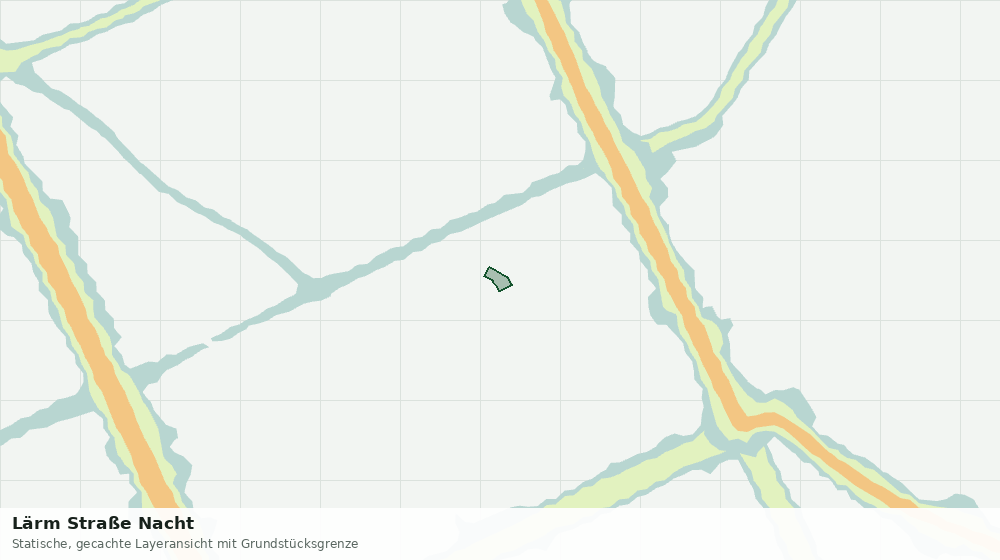 Statische Kartenansicht: Lärm Straße Nacht