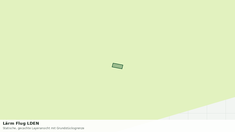 Statische Kartenansicht: Lärm Flug LDEN
