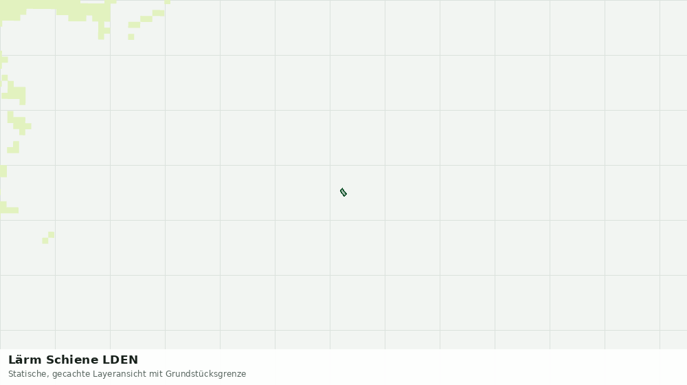 Statische Kartenansicht: Lärm Schiene LDEN
