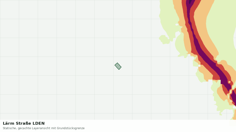 Statische Kartenansicht: Lärm Straße LDEN