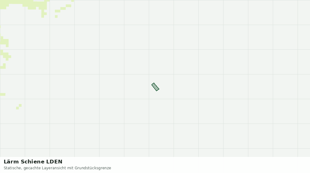 Statische Kartenansicht: Lärm Schiene LDEN