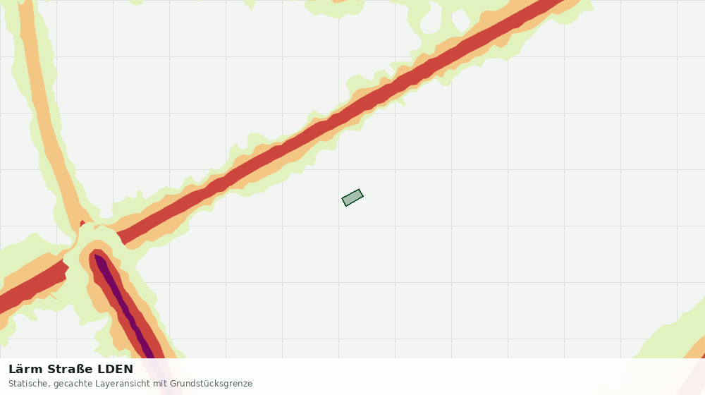 Statische Kartenansicht: Lärm Straße LDEN