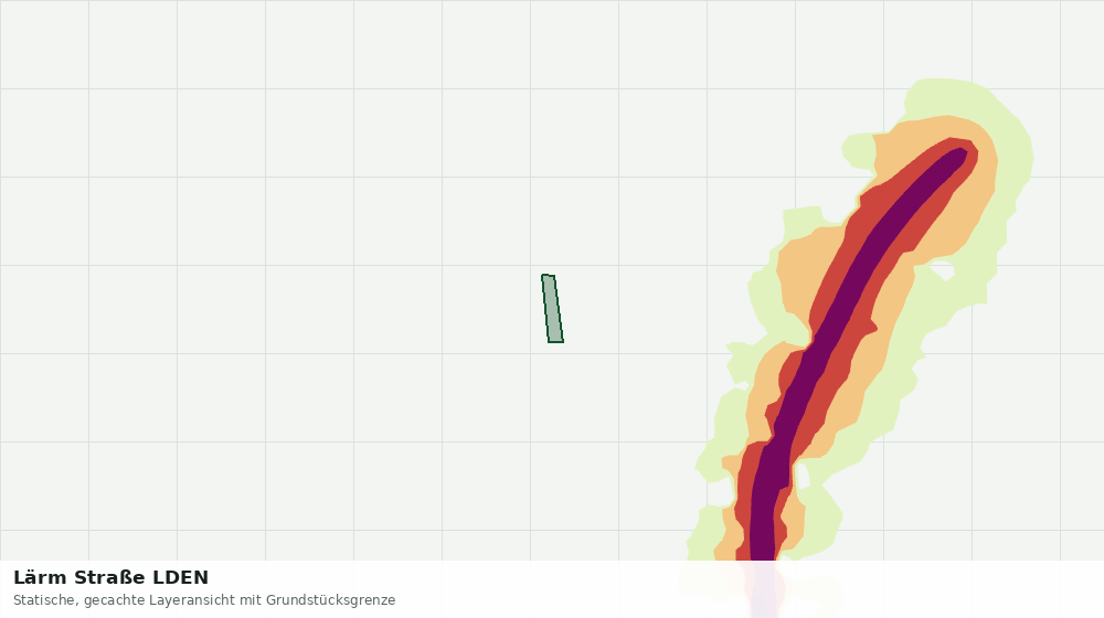 Statische Kartenansicht: Lärm Straße LDEN