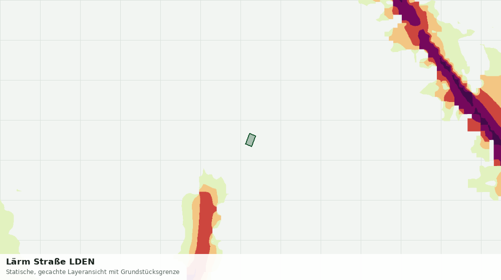 Statische Kartenansicht: Lärm Straße LDEN