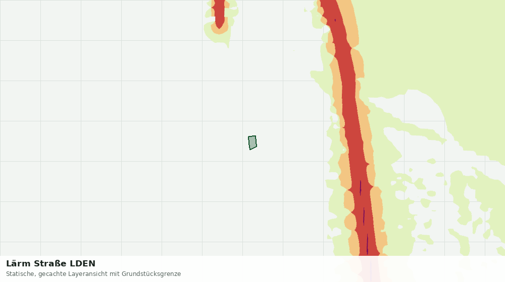 Statische Kartenansicht: Lärm Straße LDEN