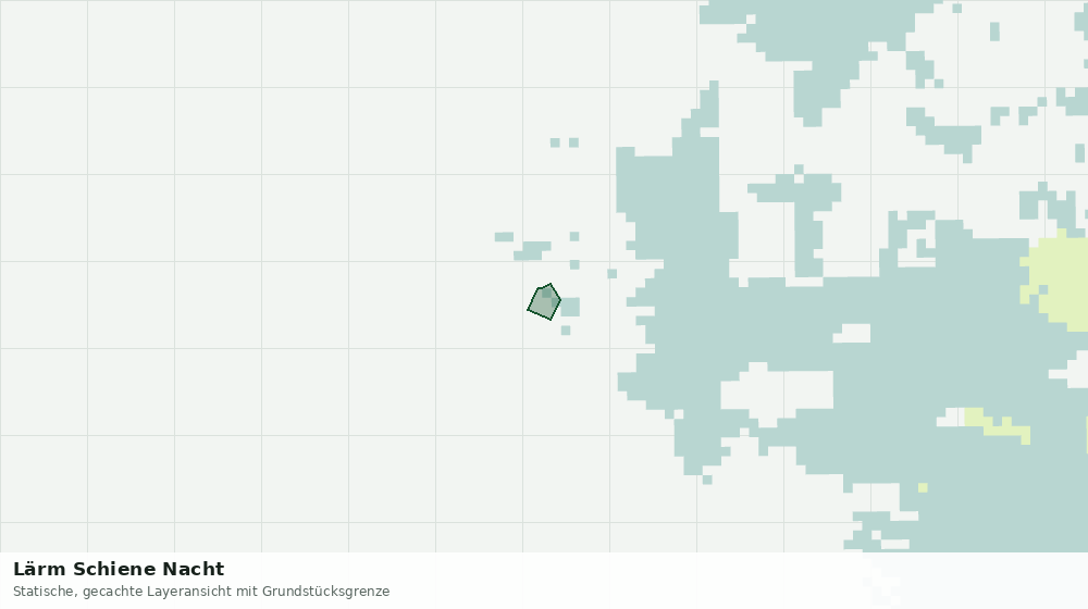 Statische Kartenansicht: Lärm Schiene Nacht