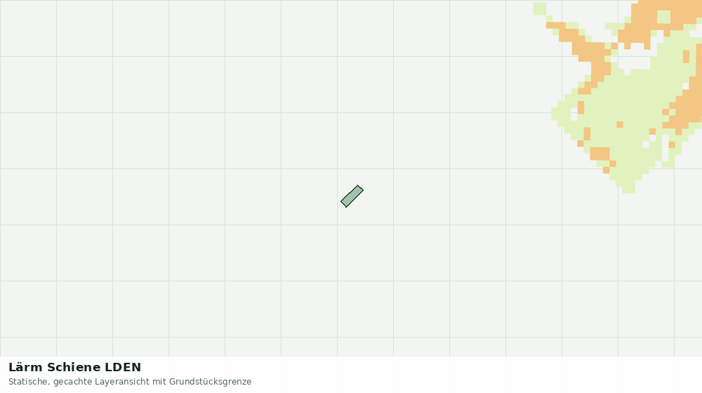 Statische Kartenansicht: Lärm Schiene LDEN