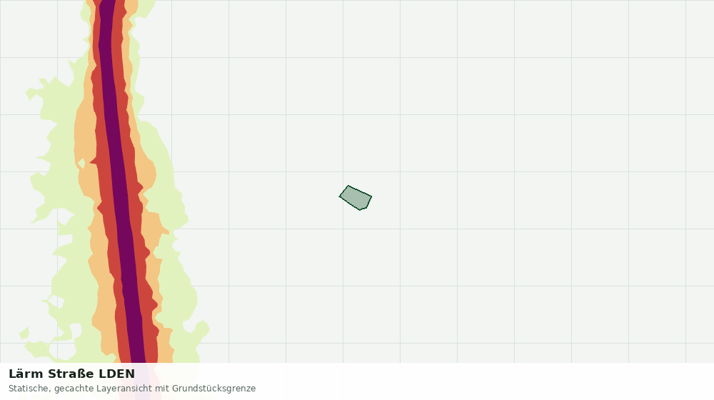 Statische Kartenansicht: Lärm Straße LDEN