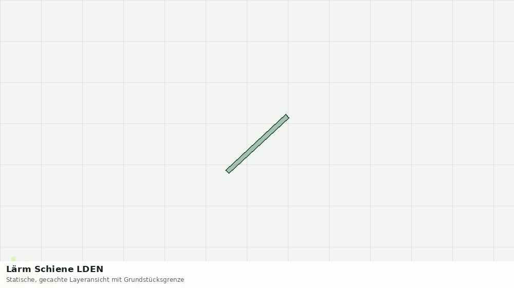 Statische Kartenansicht: Lärm Schiene LDEN