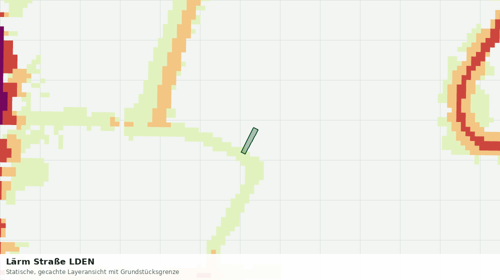 Statische Kartenansicht: Lärm Straße LDEN