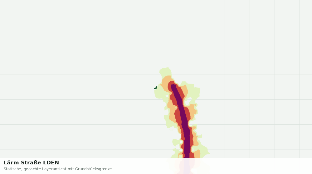 Statische Kartenansicht: Lärm Straße LDEN